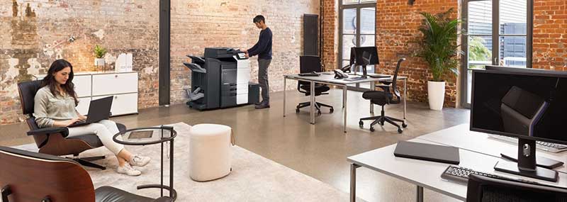 Konica Minolta System in Büroumgebung