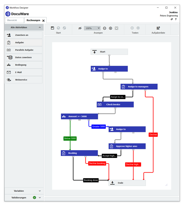 Workflows ohne manuelle Schritte steuern