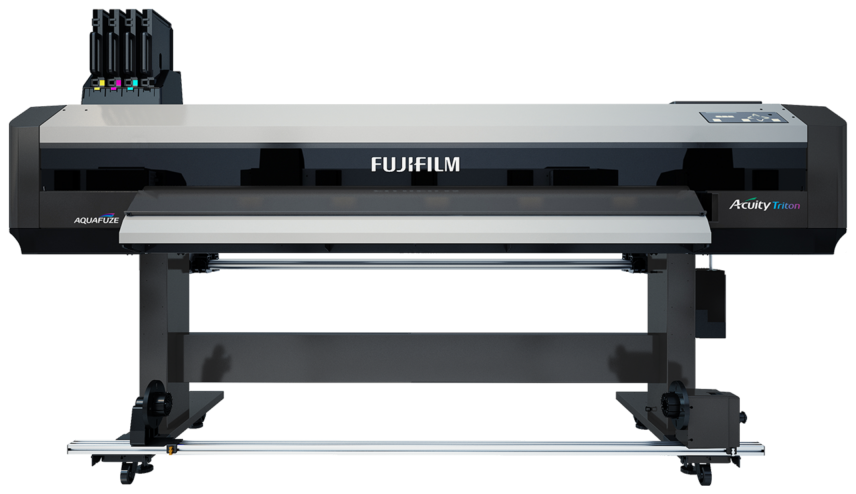 Fujifilm Acuity Triton, Rollendrucker mit wasserbasierter UV-Tinte, freigestellt