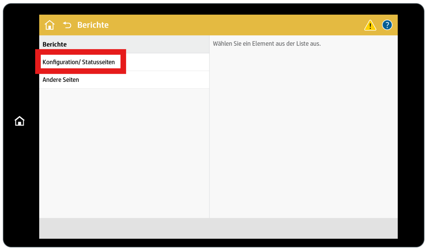 Berichte Konfiguration