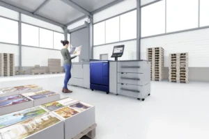 AccurioPress C7090 in der Druckerei
